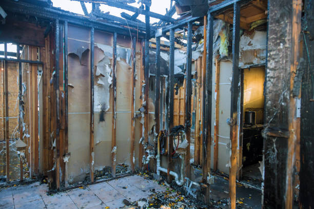 Professional Emergency Fire Cleanup technician working in Melcher-Dallas, IA